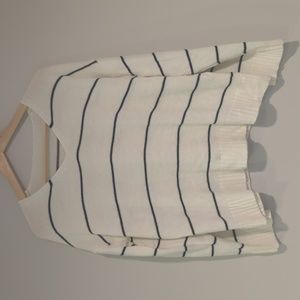 Striped knitted sweater